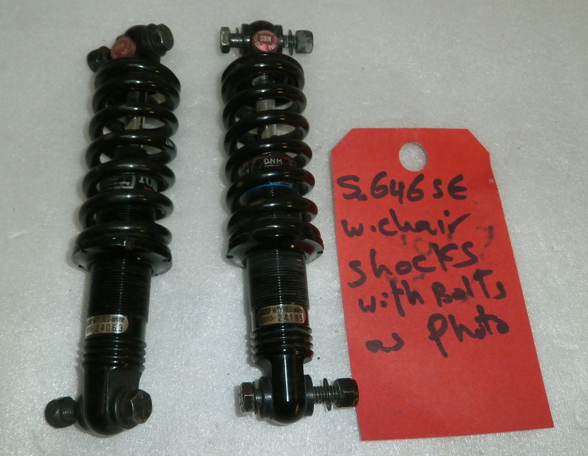 QUICKIE S- 646SE WHEELCHAIR SHOCKS AND BOLTS AS PHOTO