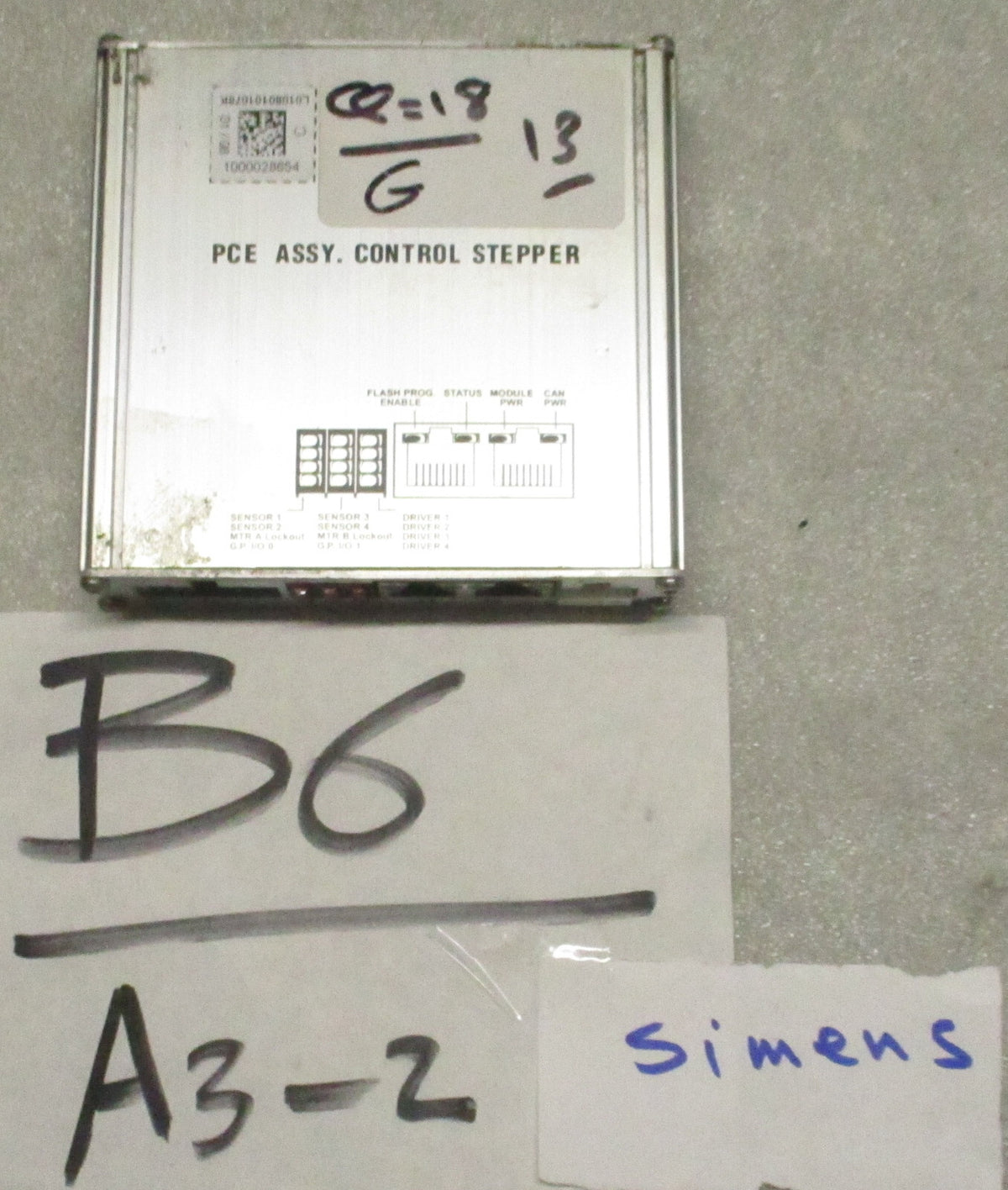 SIEMENS 1000029670 PCE ASSEMBLY CONTROL STEPPER MOTOR MODULE