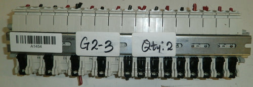 2 ABB 20A DAULE POLE AND 13 ABB SINGLE POLE CIRCUIT BREAKER USED GOOD CONDITI