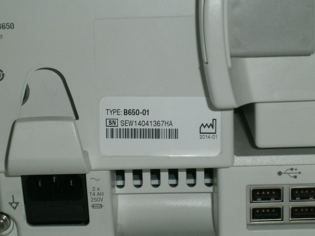 GE Healthcare CARESCAPE B650 Monitor 6ICU 6NIC