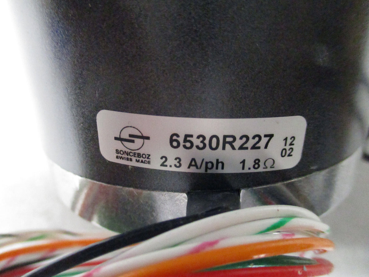 WATSON 313D PUMP HEAD -3rollers 033.3411.LOG AND MOTOR SONCEBOZ 6530R227 as PICT