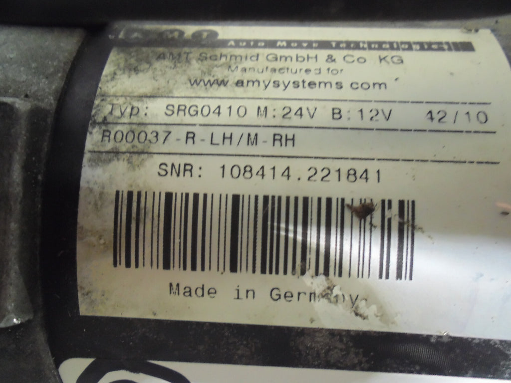 ONE MOTOR R00037 RH MADE IN GERMANY