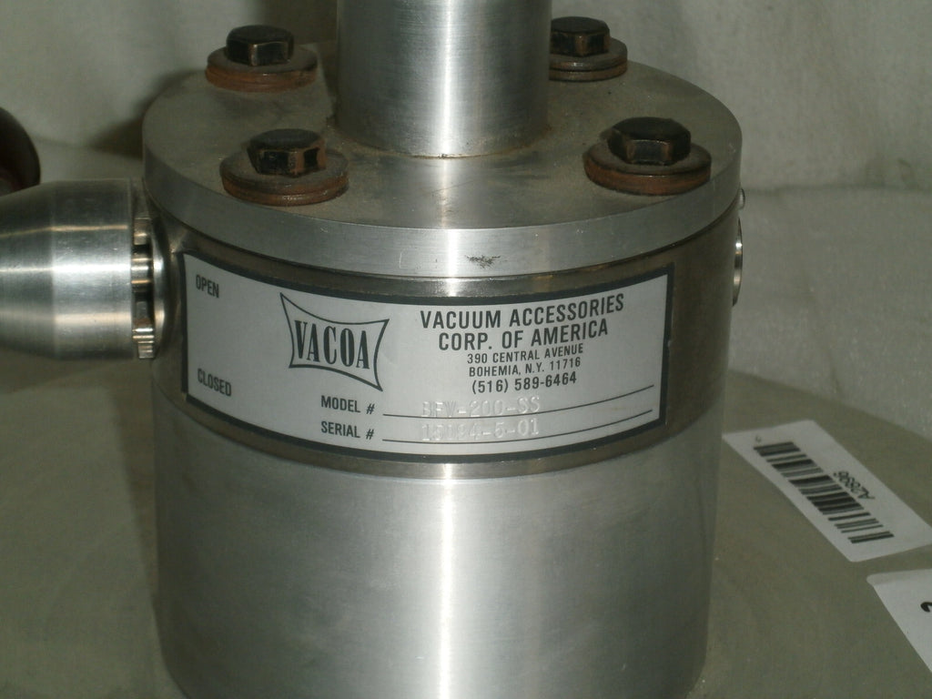 VACOA Vacuum Control Valve BFV-200-SS