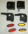 WHEELCHAIR ARM REST MOUNTS WITH REFLECTOR AS PHOTO