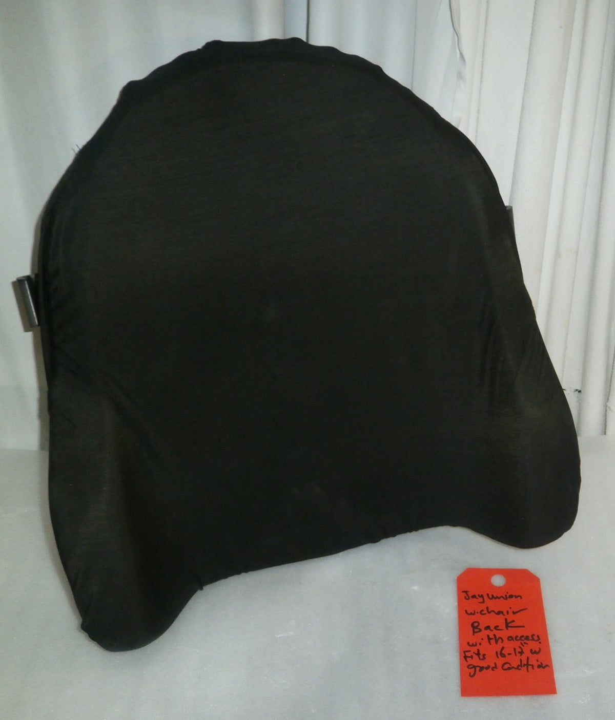 Wheelchair Back Jay Union Cushion Fits 16-17" w/ Accessories Good Condition