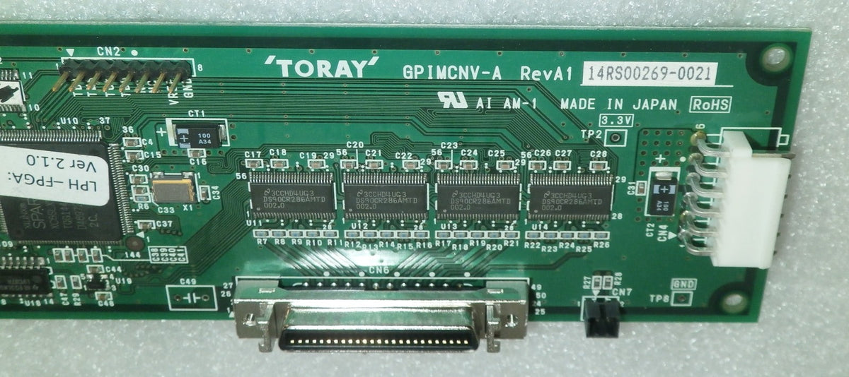 TORAY BOARD GPIMCNV-A REV A1 14RS00269-00121 MADE IN JAPAN