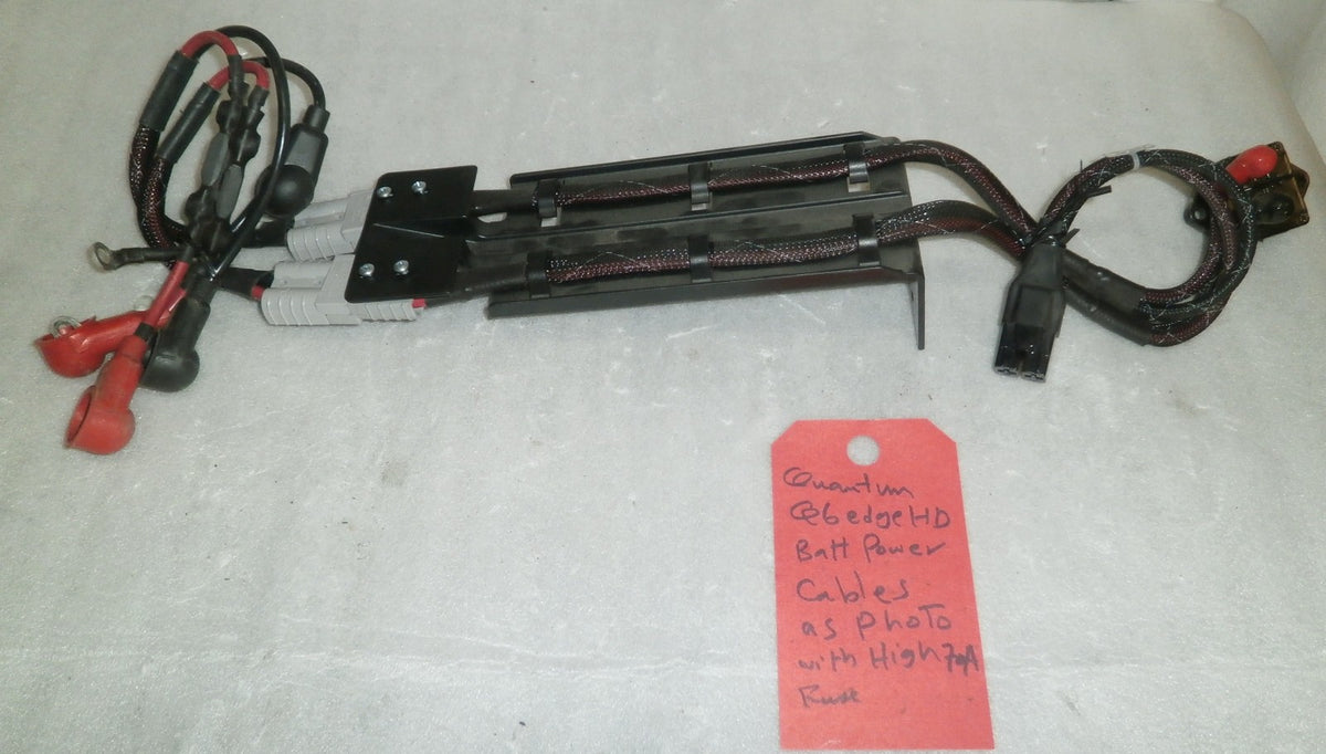 QUANTUM Q6 EDGE HD BATTERY CABLES WITH 70A FUSE AS PHOTO