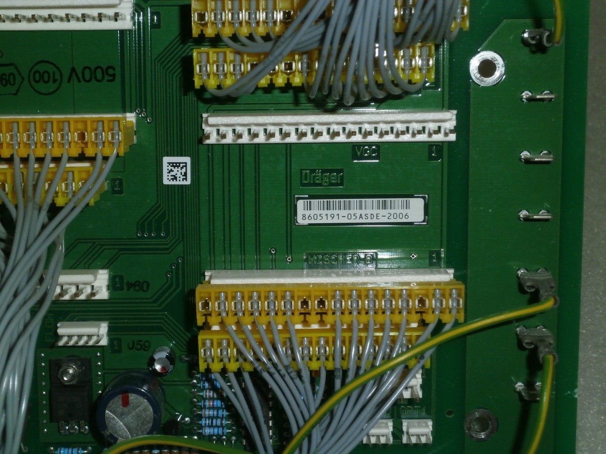 DRAGER APOLLO PRIMUS BOARD PARTS 8605191-PULLED FROM DRAGER PRIMUS