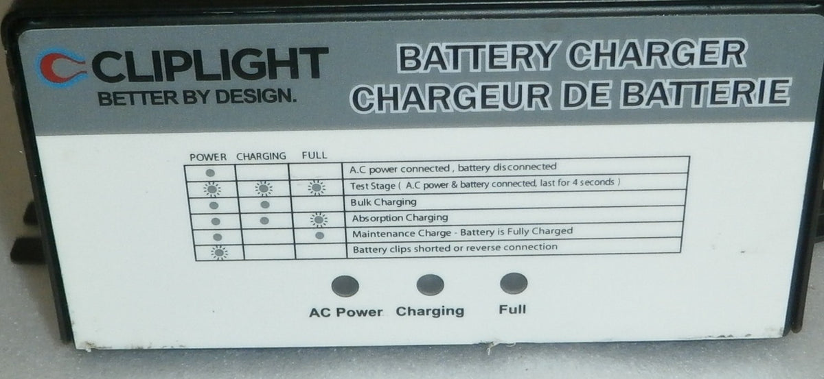 CLIPLIGHT WHEELCHAIR BATTERY CHARGER 24VOLT VERY GOOD CONDITION