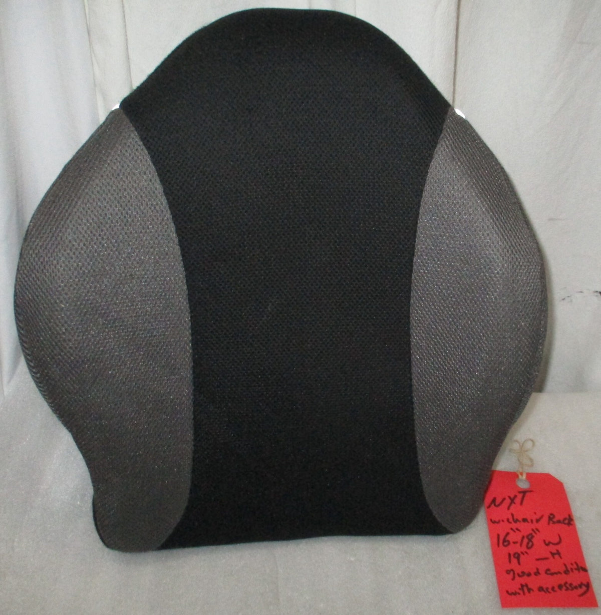 NXT Back Cushion Xtend Low Size 16"-18"W x 19"H Good Condition with Support