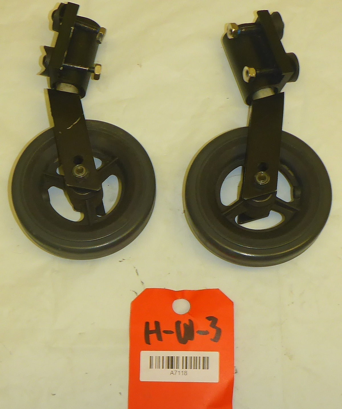 Set of 2 Catalyst Ki Mobility Forks w/ Casters 5" Good Condition