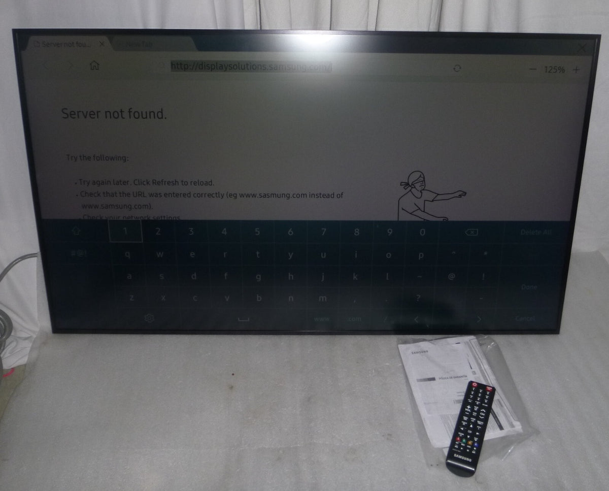 Commerical Digital Signage LED 43" SAMSUNG LH43PHFP PH43F NO STAND W/ REMOTE