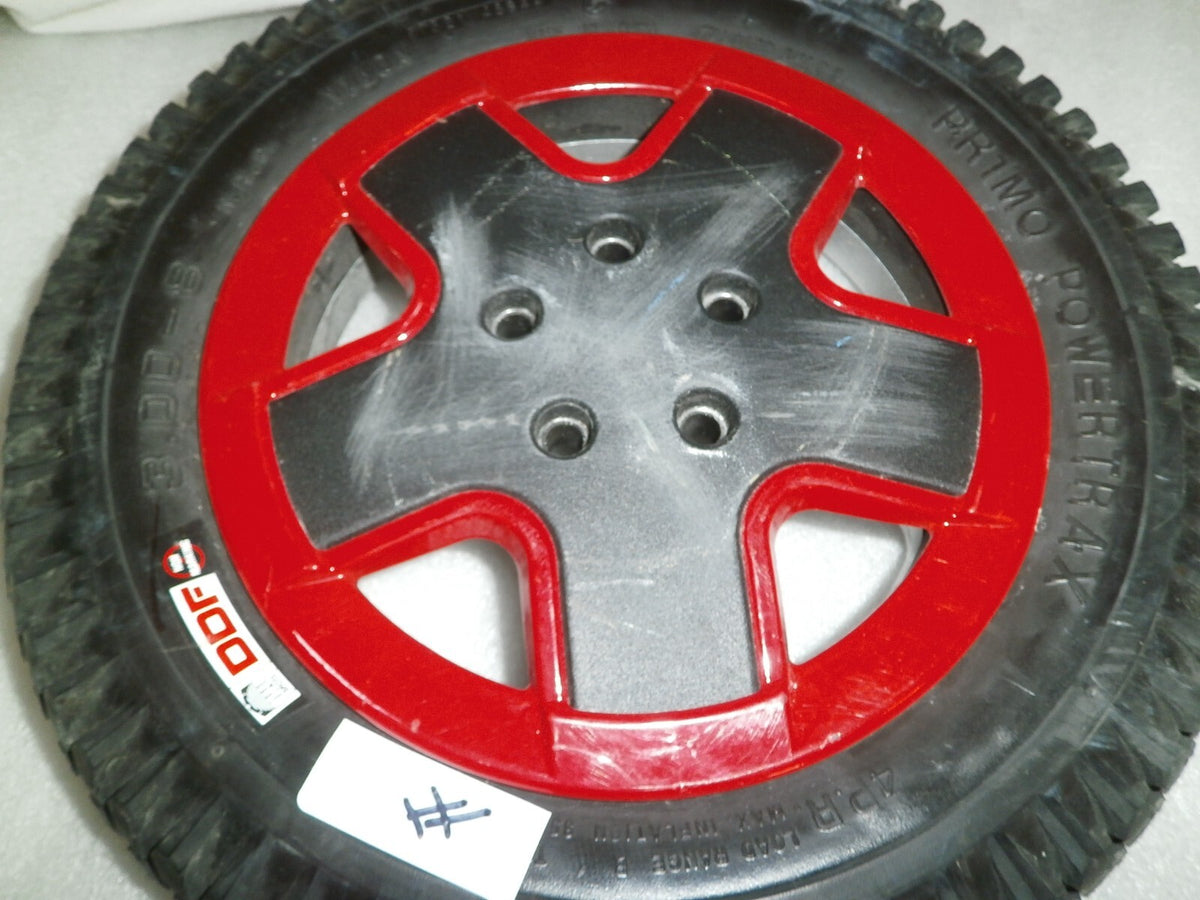 LOT OF 2 3.00-8 Primo POWER TRAX WHEELS SOLID INVACARE TDX-SPII 2021 WHEELCHAIR