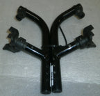 SET OF 2 WHEELCHAIR FOOT REST FRAMES DIMENSION AS PHOTO