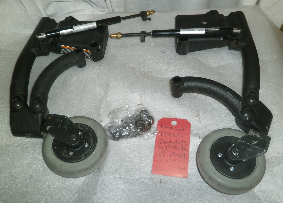 INVACARE TDX-SP2 FRONT PART WITH CASTERS AS PHOTO