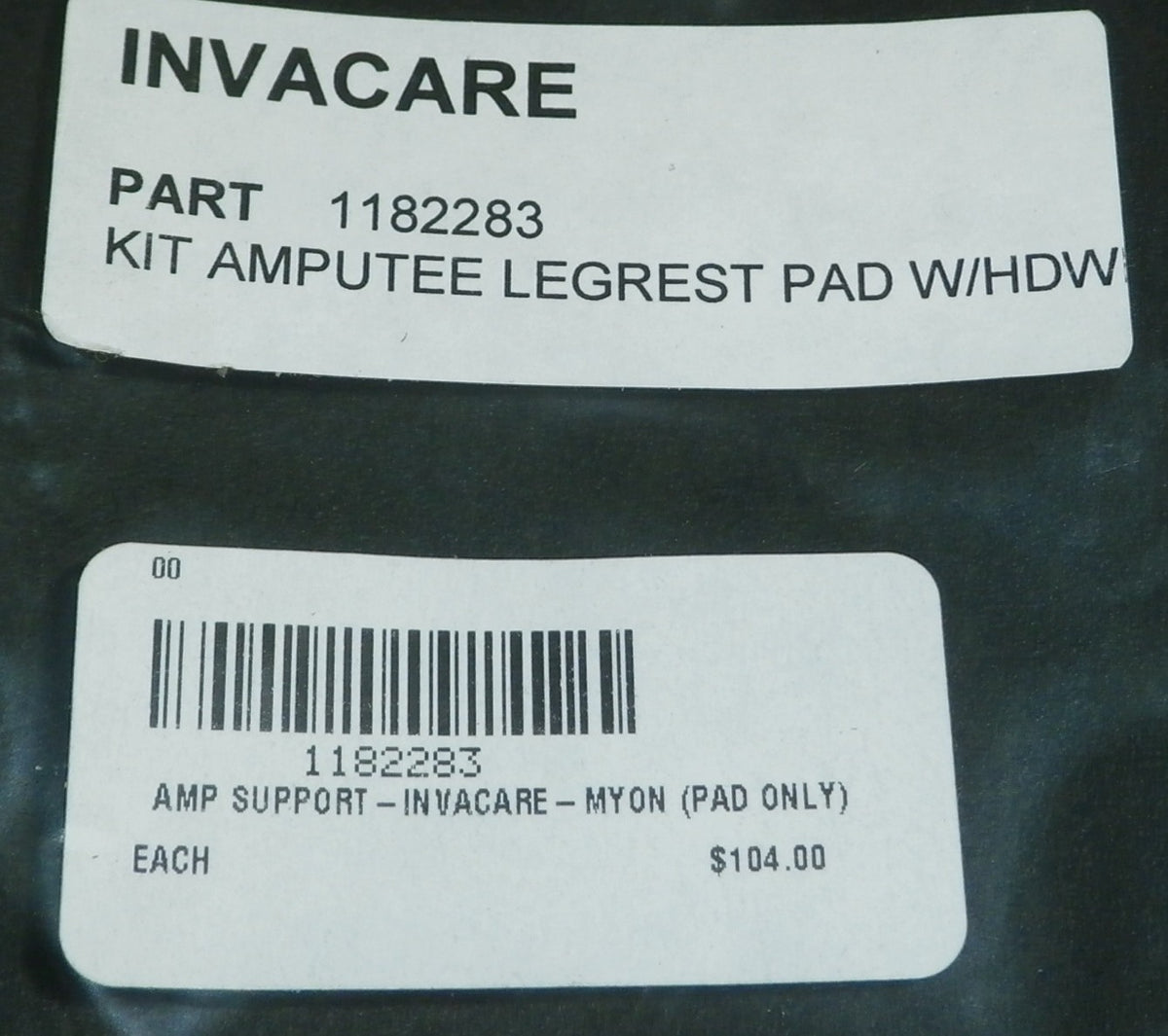 AMP SUPPORT INVACARE MYON PAD KIT 1182283 NEW CONDITION