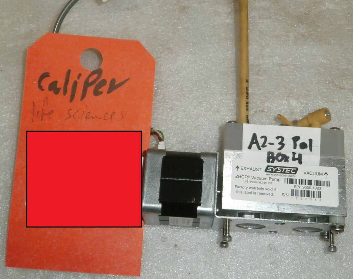 SYSTEC 9000-1023 ZHCR Vacuum Pump Good Function as Pictures