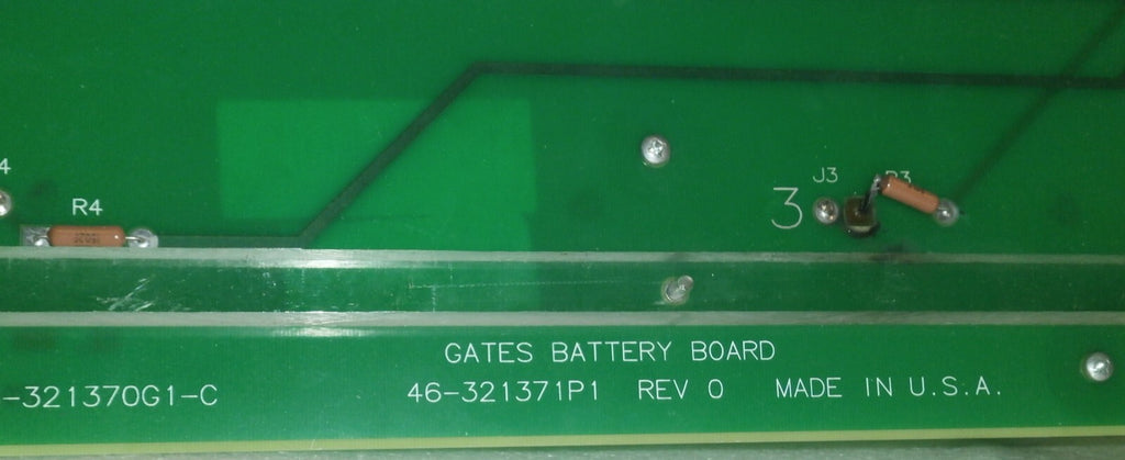 GE AMX-4 BOARD 46-321370G1-C Gates Battery Board 46-321371P1 REV 0 USA MADE