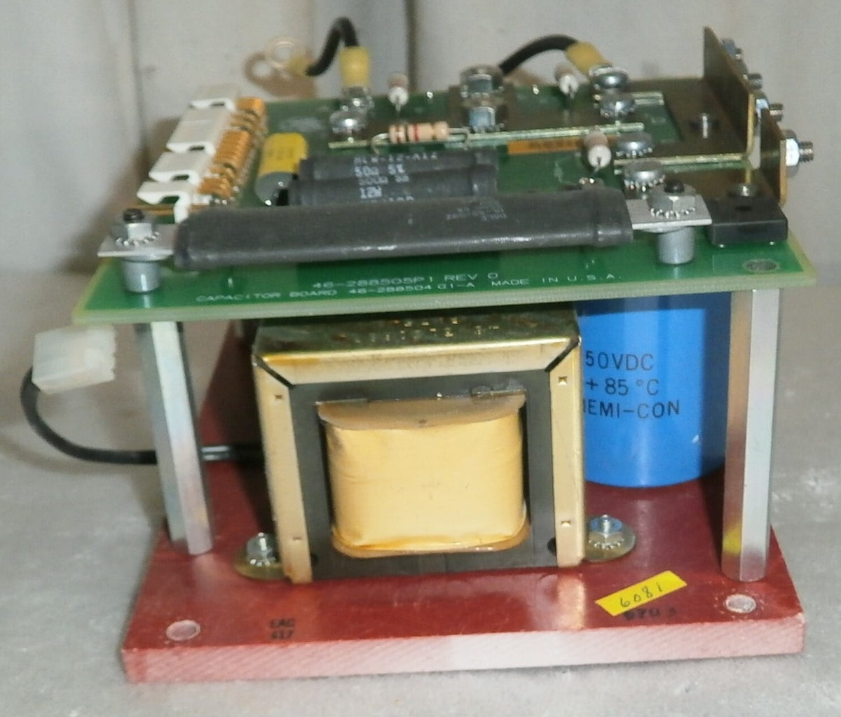 GE AMX 4 Plus GE 46-288504 G1-A Capacitor Board With 46-303861P1 Good Condition