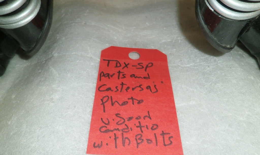TDX-SP PARTS AND CASTERS AS PHOTO ATO_TDXSP-CG VERY GOOD CONDITION WITH BOLTS