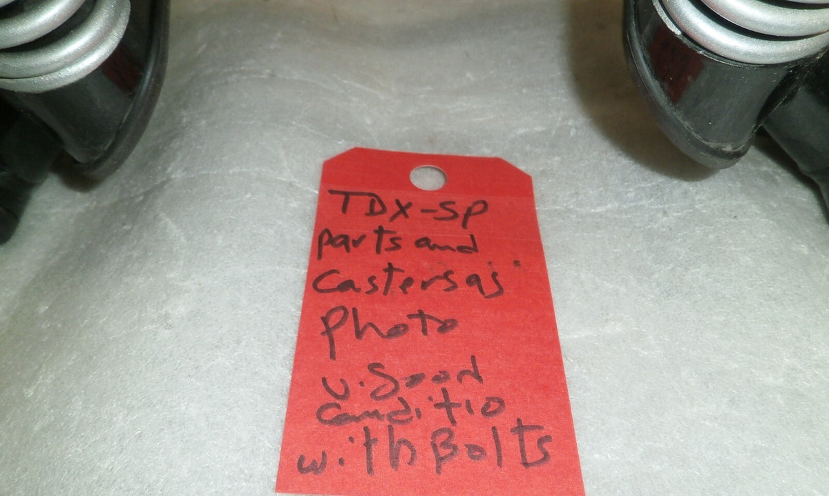 TDX-SP PARTS AND CASTERS AS PHOTO ATO_TDXSP-CG VERY GOOD CONDITION WITH BOLTS