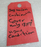 JAY UNION WHEELCHAIR CUSHION 18 X 18 INCH WITH COVER GOOD CONDITION