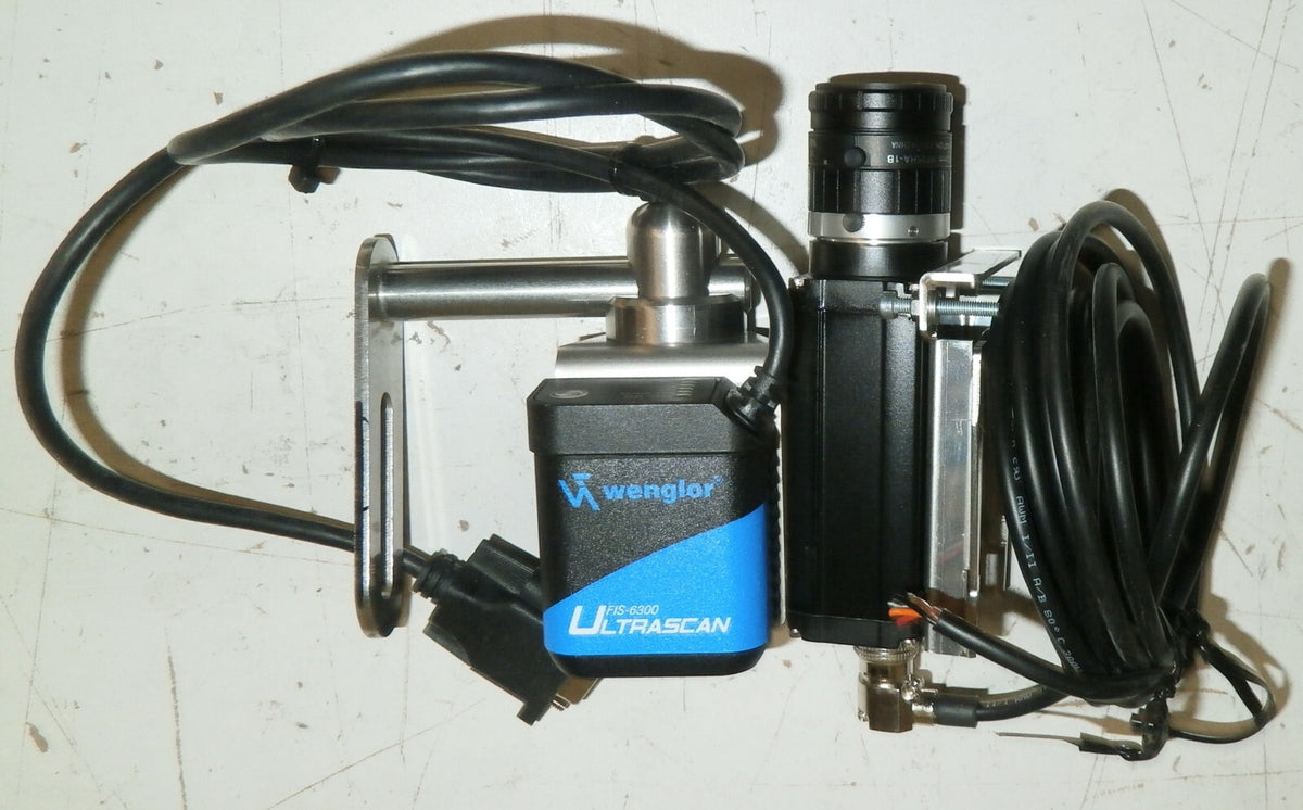 WENGLOR ULTRASCAN FIS-6300 AND 1PC BASLER INDUSTRIAL GIGE COLOR CAMERA SC