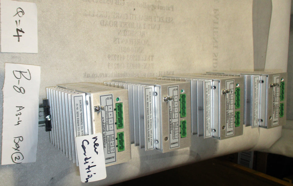 Lot of 4 DEMATIC POWER SUPPLY F0032-01070AA NEW CONDITION
