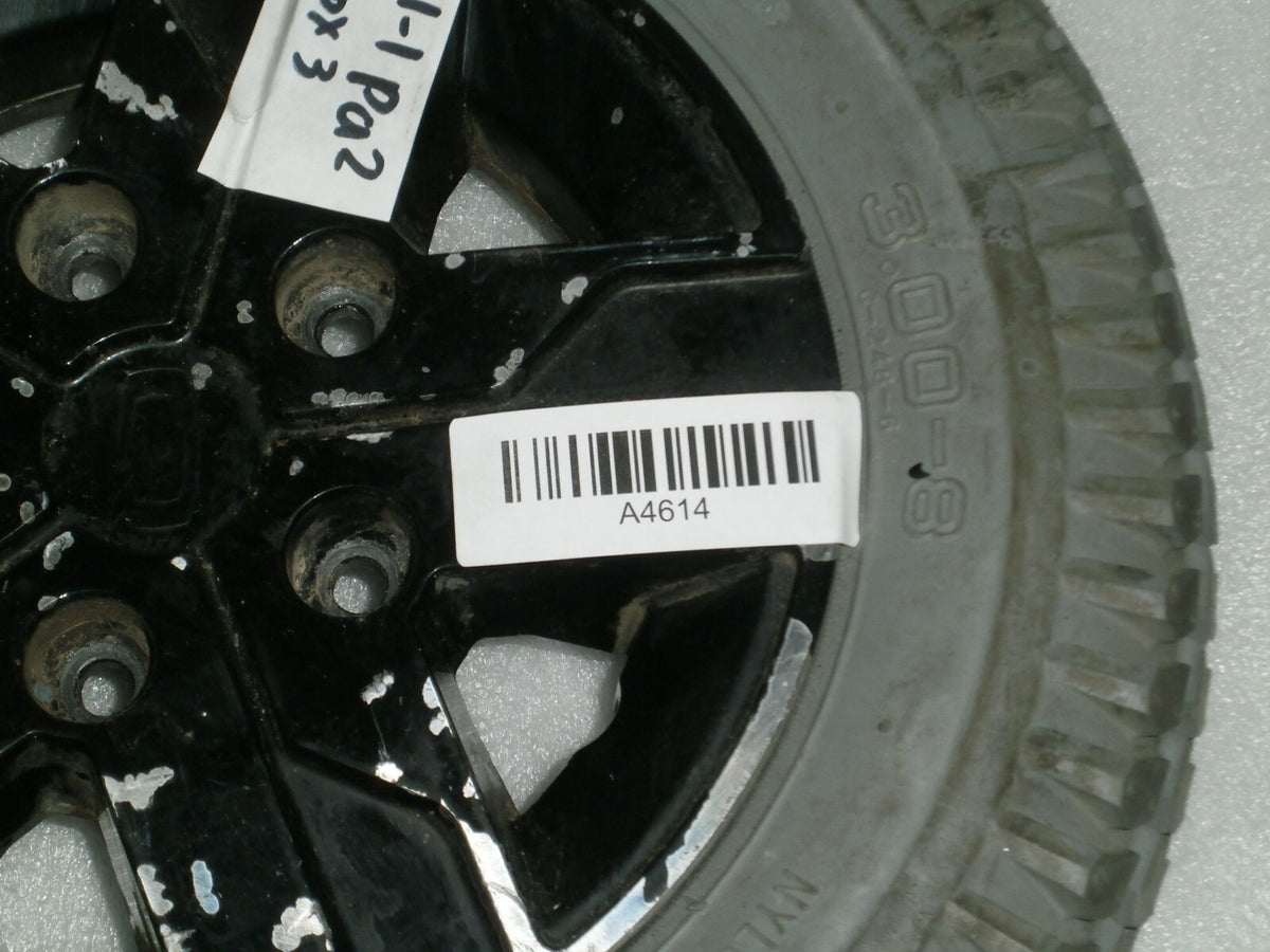 SET OF 2 POWER WHEELCHAIR WHEELS CHENG SHIN TIRE 3.00-8 GOOD AS PICTURES