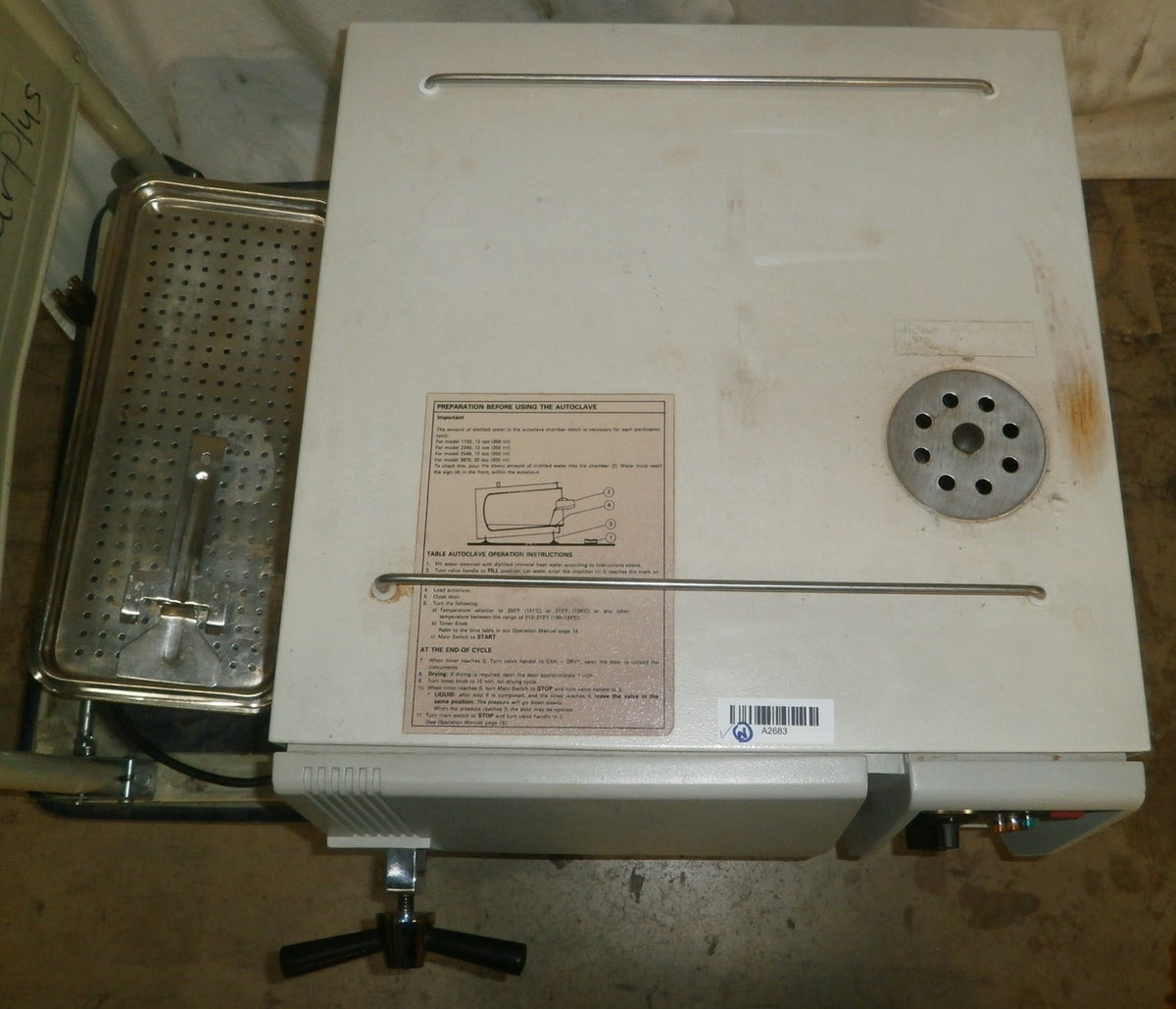 Tuttnauer 2340MK Autoclave Steam Sterilizer