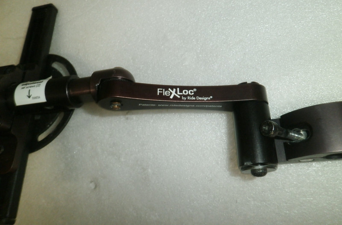 Bracket Back Cushion Flexloc by RideDesigns Foldable length 18" With Accessories