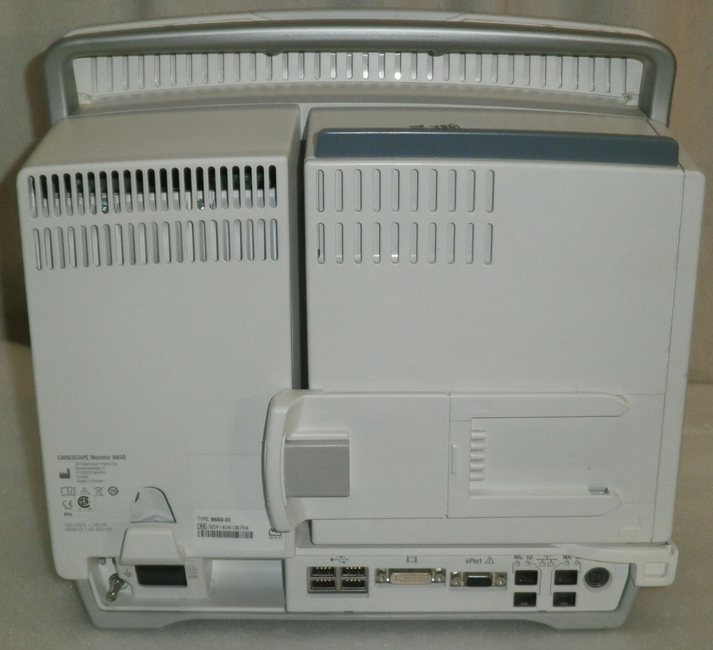 GE Healthcare CARESCAPE B650 Monitor 6ICU 6NIC