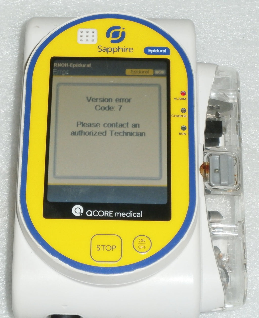 Eitan Qcore Medical Sapphire Epidural Multi Therapy Infusion REF 15032-000-0001