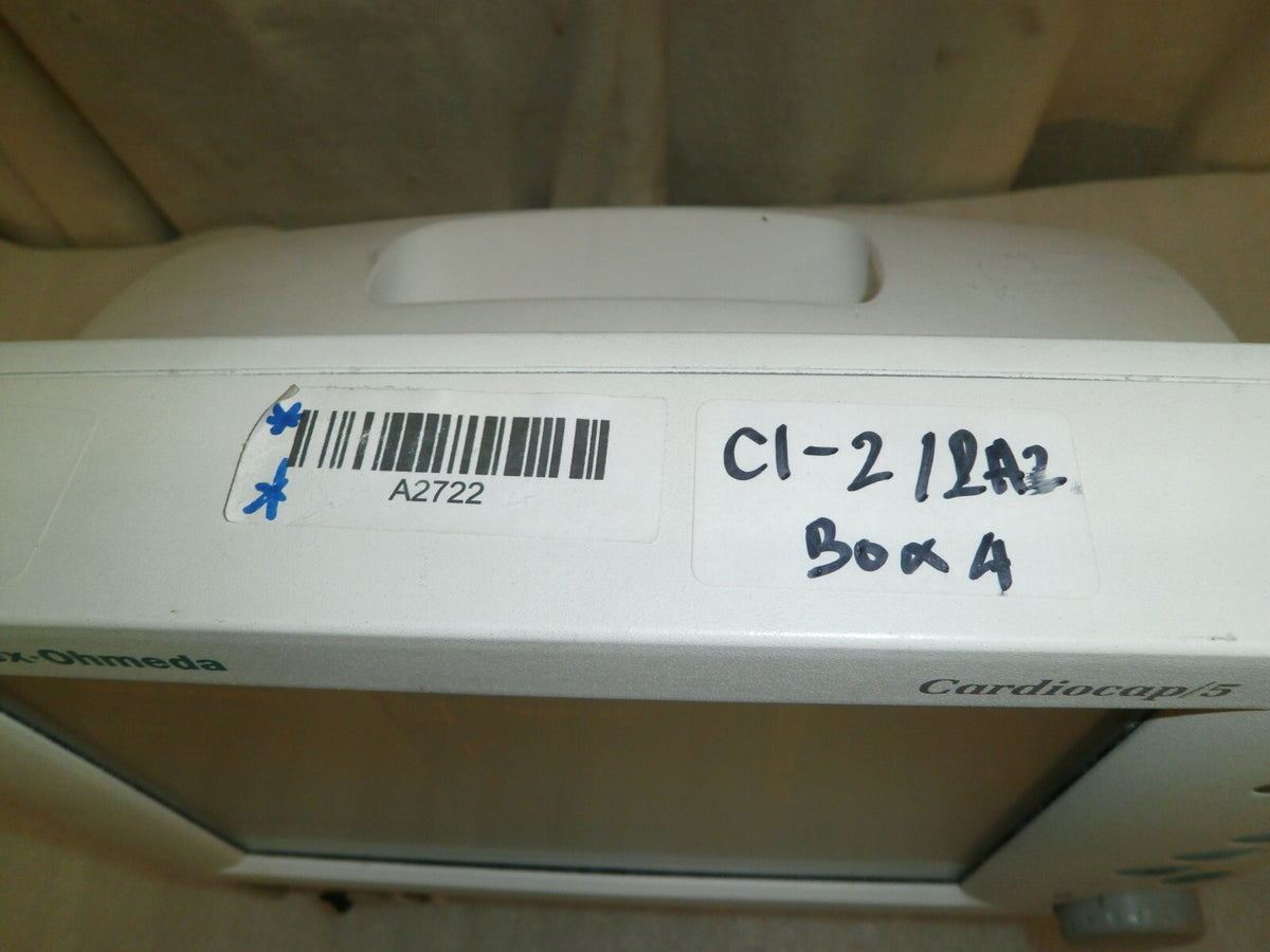 GE Datex-Ohmeda CardioCap 5 Monitor