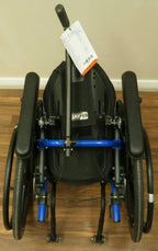 KI MOBILITY CLICK WHEELCHAIR w/ SEAT WIDTH 12" AND SEAT DEPTH 12" GOOD
