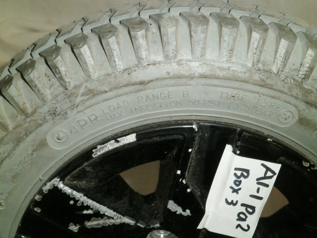 SET OF 2 POWER WHEELCHAIR WHEELS CHENG SHIN TIRE 3.00-8 GOOD AS PICTURES