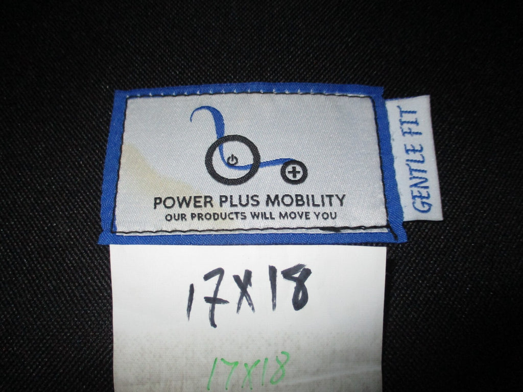 Power Plus Mobility Cushion back 17x18 INCH with Accessories VERY GOOD CONDITION
