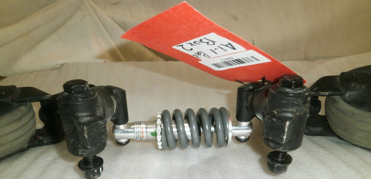 LOT OF TWO REAR CASTERS WHEELS ASSEMBLY W/ SUSPENSION SHOCK from QUANTUM Q6