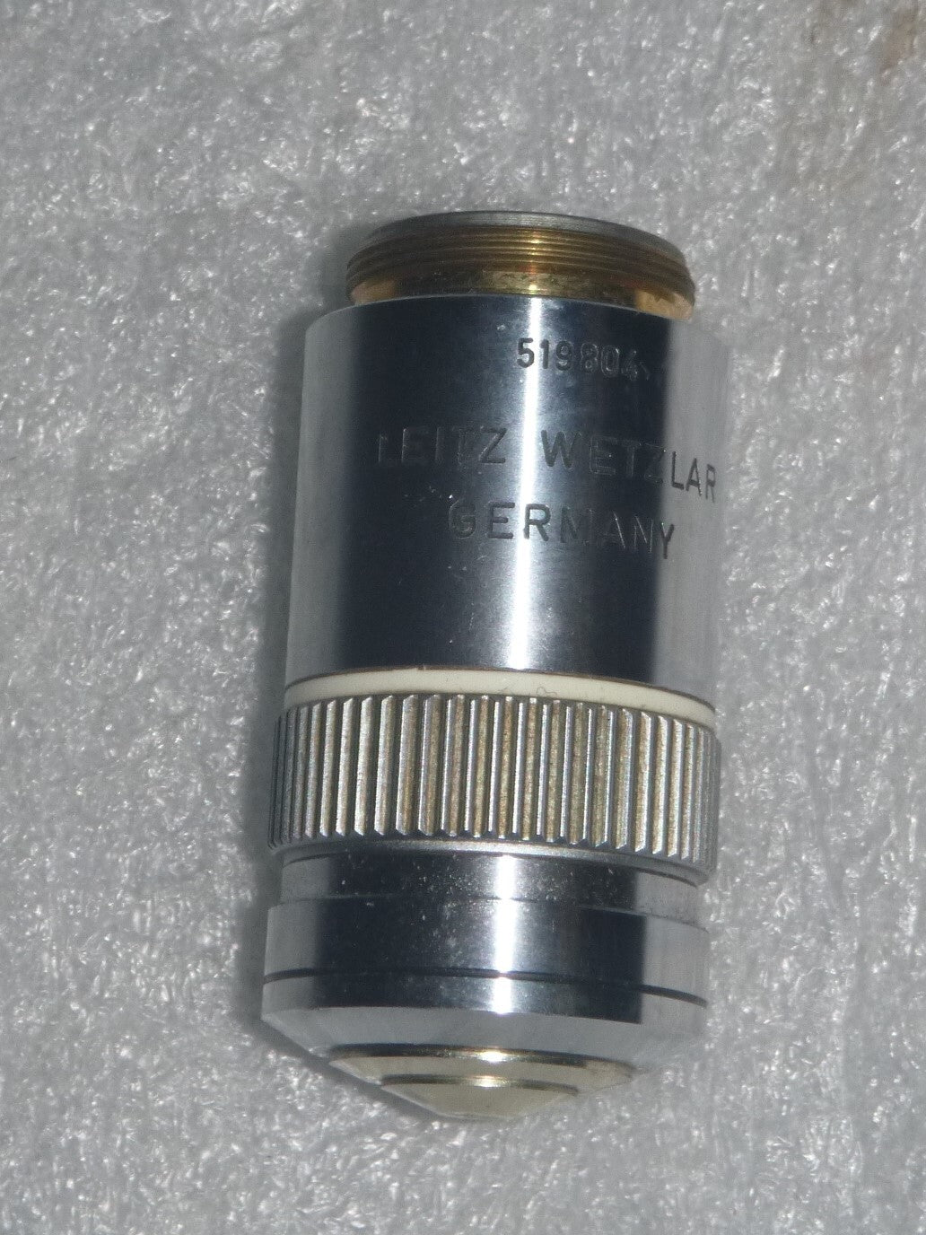 LEITZ WETZLAR GERMANY 519804/ EF 100X/1.25 OEL 160/0.17 MICROSCOPE OBJECTIVE