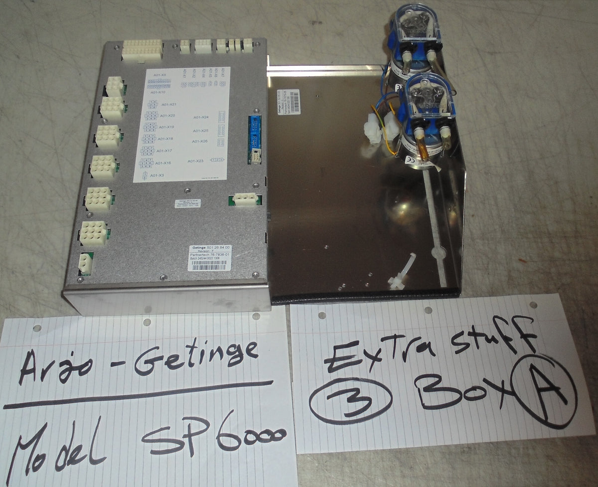 ARJO GETINGE SP6000 CONTROL PANEL 501 26 8400 REF F USED