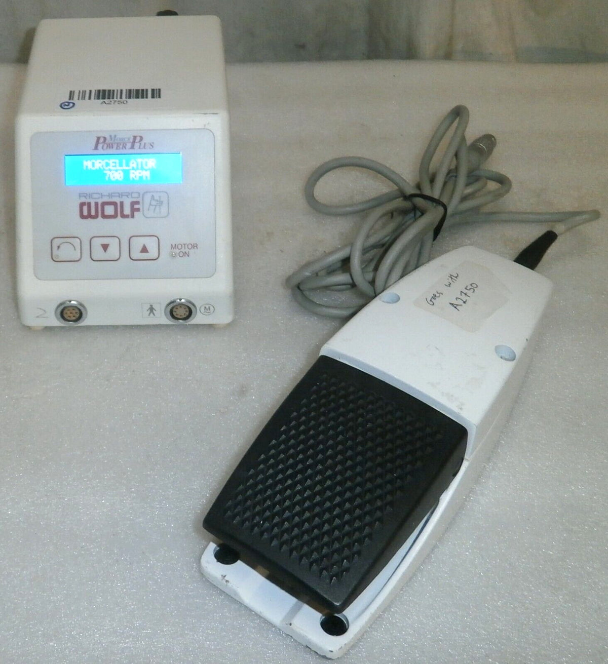 Richard Wolf PowerPlus Morce Ref #2307101 with Foot Pedal Ref #2307102