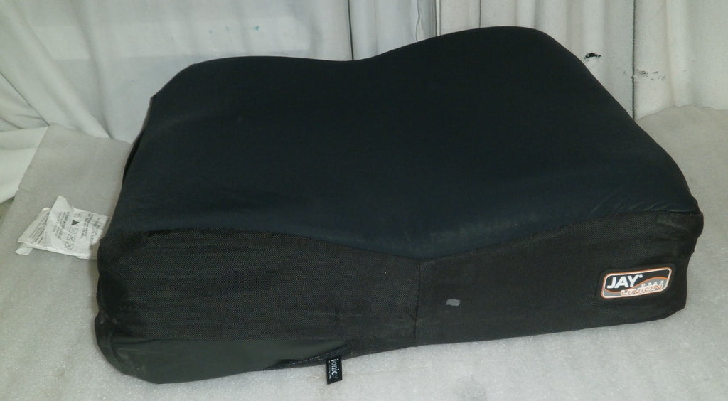 Wheelchair Jay Union Cushion 119751-017 Size 15 x 19 X 4.5" W/ COVER GOOD CONDI