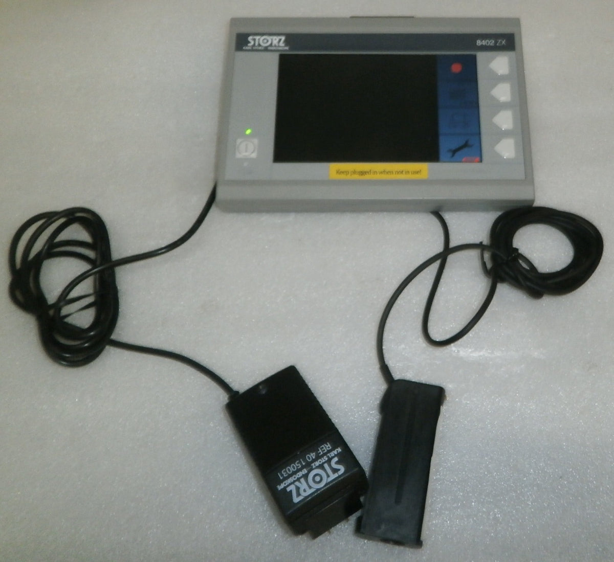 Storz 8402ZX Monitor with Power Supply & 8402X C-MAX Video Module