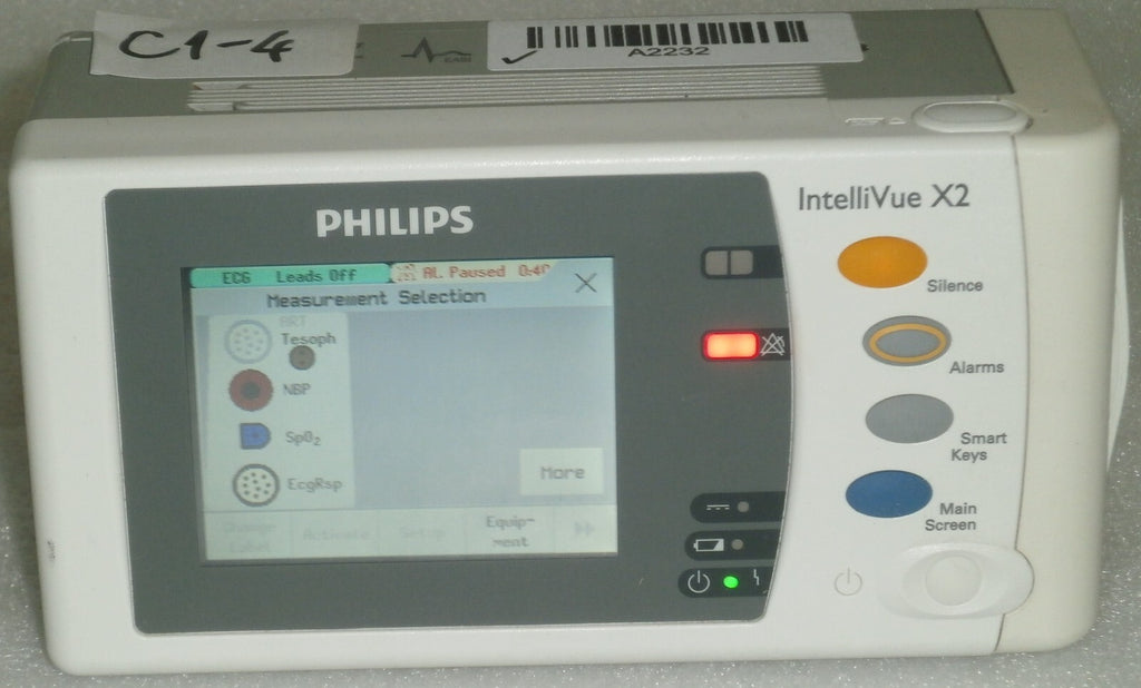 Philips IntelliVue Intelli Vue X2 Vital Sign Patient Monitor M3002A Rev K