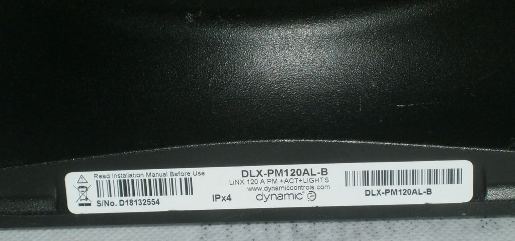 Invacare TDX-SP2 Control Dynamic LiNX 120A PM + ACT + LIGHTS DLX-PM120AL-B