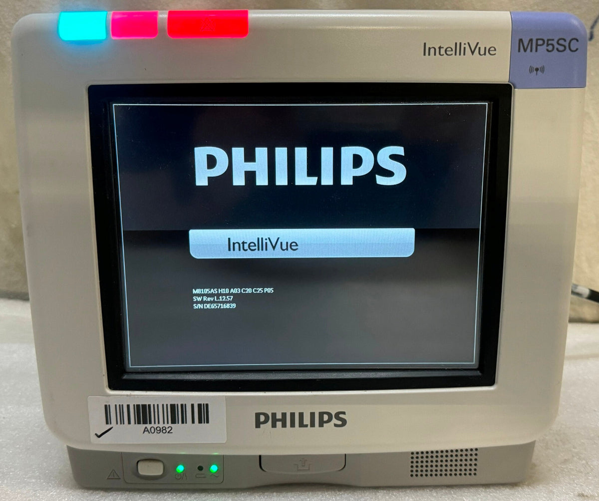 Phillips IntelliVue MP5 Patient Monitor with Microstream CO2 w/ Battery