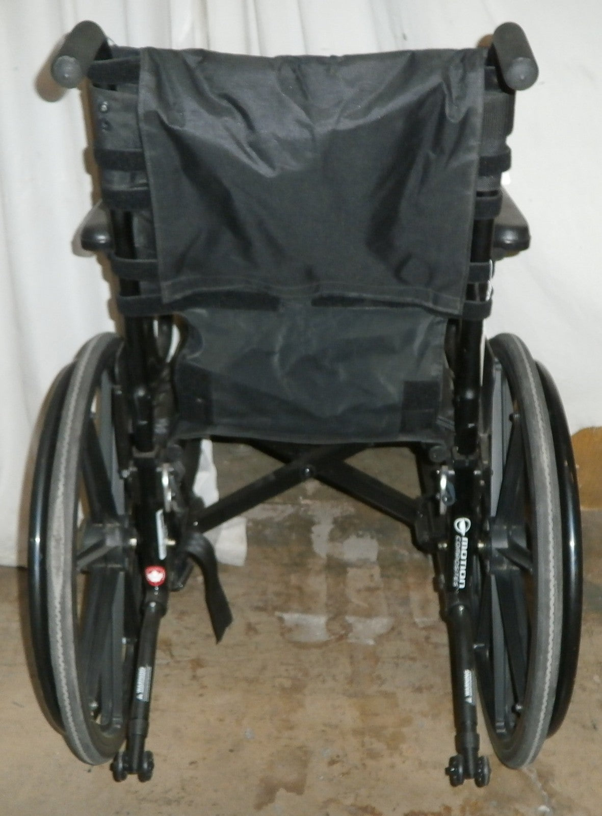 MOTION COMPOSITE MANUAL FOLD WHEELCHAIR 2022 18" SEAT WIDTH, ADJUSTABLE HEIGHT
