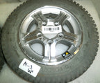 SET OF 2 PRIMO POWER TRAX 3.00-8 WHEELCHAIR WHEELS SOLID FAIR CONDITION