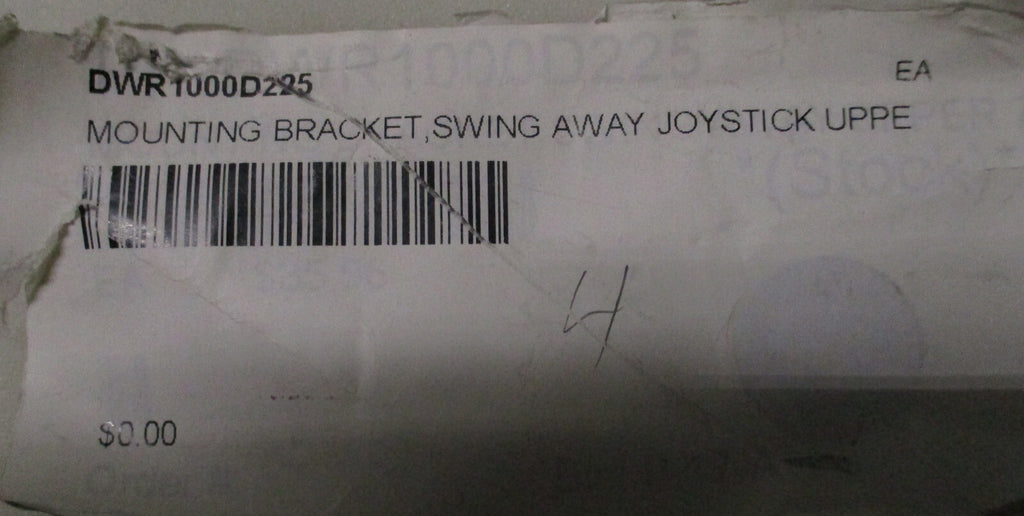 MOUNTING BRACKET SWING AWAY JOYSTICK UPPE DWR1000D225 -7 INCH OPEN BOX