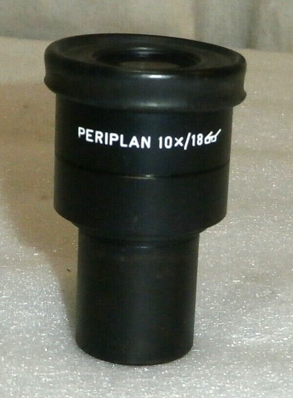 LEITZ WETZLAR GERMANY 10X/18 EYEPIECE OCULAR LENS OPTICS MICROSCOPE